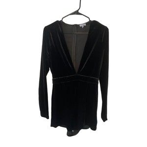 Tobi velvet Romper Jumpsuit Womens M